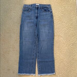 Hudson Jeans Blue Ankle Cropped Denim